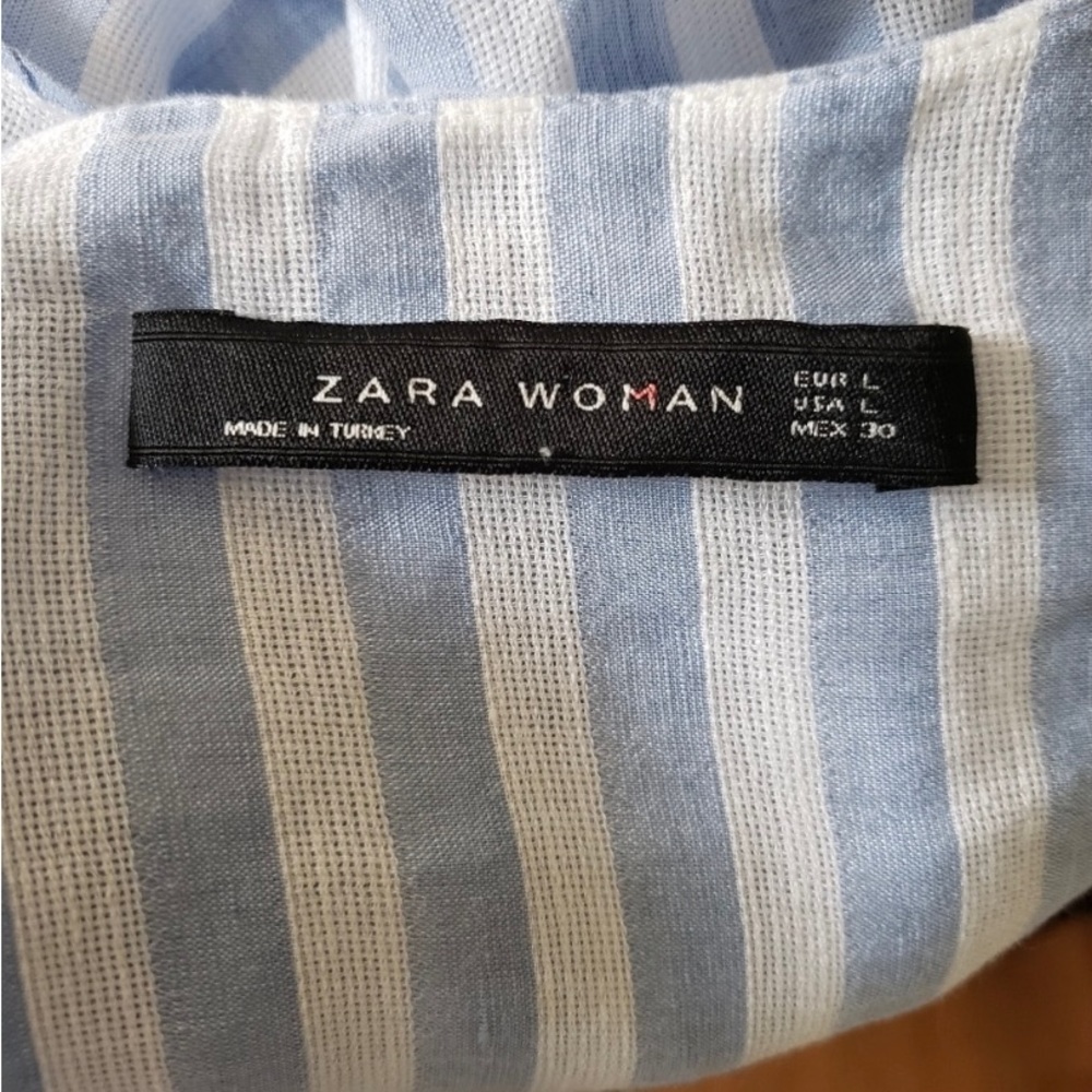 Zara Woman Ruffled Cropped Top - Picture 6 of 6